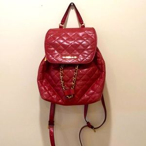 Michael Kors backpack red